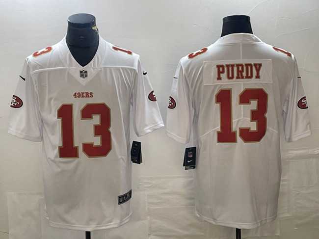 Mens San Francisco 49ers #13 Brock Purdy White Vapor Untouchable Limited Stitched Jersey->san francisco 49ers->NFL Jersey